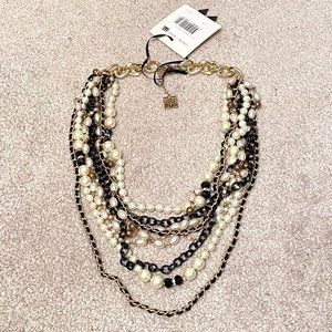 EDWARD ACHOUR PARIS NECKLACE, MULTIPLE CHAINS - NEW
